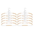 thumbnail image 1 of 10Pcs/Set Non-slip Clothes Hanger - Contrast Color, Wet Dry Dual Use, Traceless, Slim, Heavy Duty Clothing Drying Rack, Home Supplies, 1 of 8