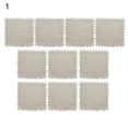 thumbnail image 1 of 10Pcs/Set Puzzle Carpet Shaggy Easy Installation Square Fluffy Carpet Tiles Plush Area Rug for Parlor, 1 of 7