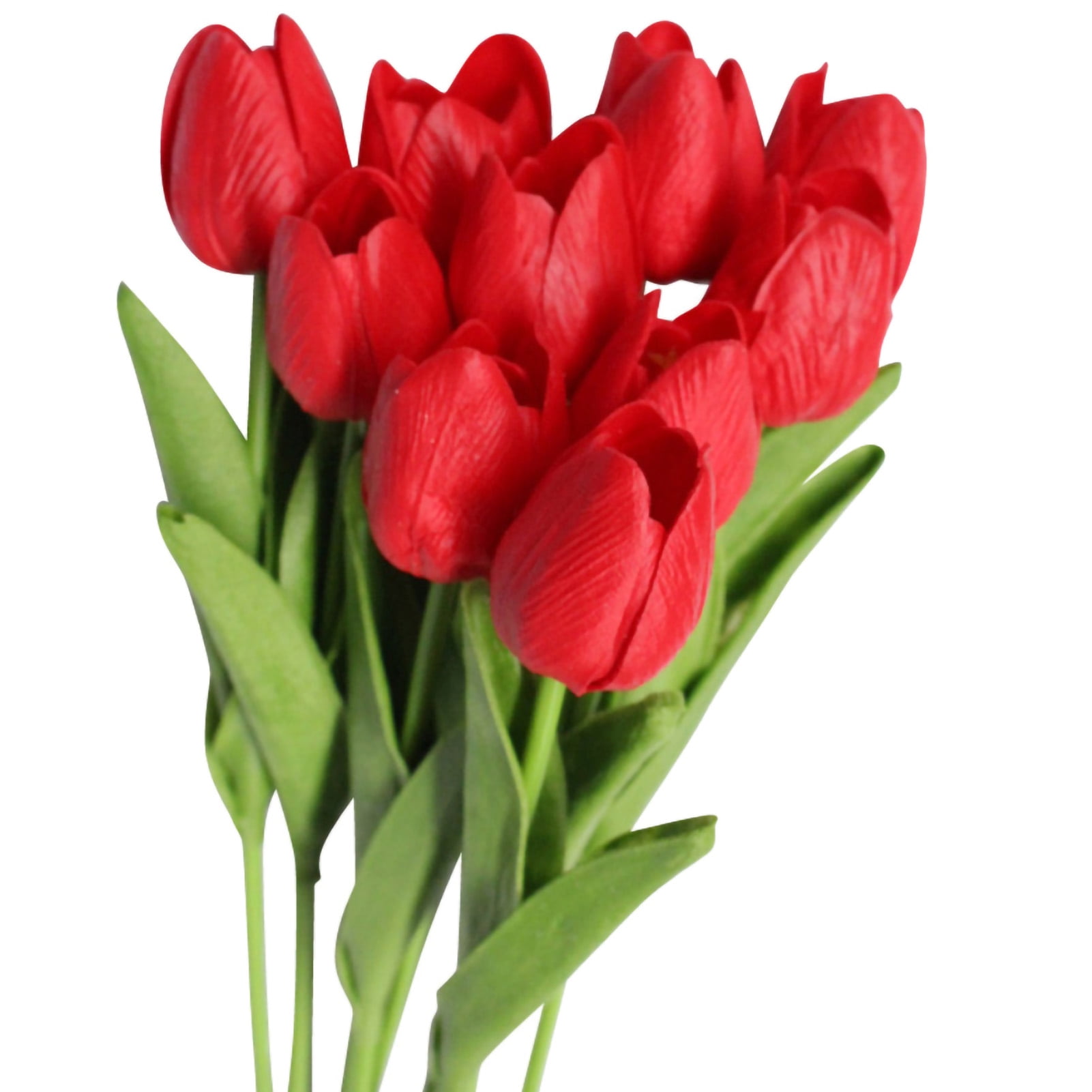 10Pcs/Set Real-touch Artificial Tulip Flowers Home Wedding Party Decor Artificial Tulip Flowers Home Wedding Party Decor Gift Photograph Prop