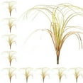thumbnail image 1 of 10Pcs/Set Realistic Artificial Grass Exquisite Vivid Plastic Delicate Simulation Grass for Home Beige Plastic, 1 of 8