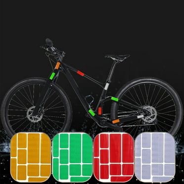 10Pcs/Set Safety Warning Sticker Anti-scratch Personality Embellishment Strong Adhesive Reflective Decals for Bike