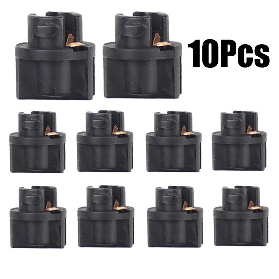 10Pcs/Set T5 LED Socket PC74 Instrument Panel Replacement Socket Lamp Holder