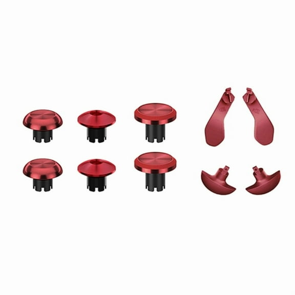 10Pcs/Set Thumbstick Grip for PS5 Edge Game Controller Replacement Thumb Sticks Joystick Analog Stick with Back Paddle
