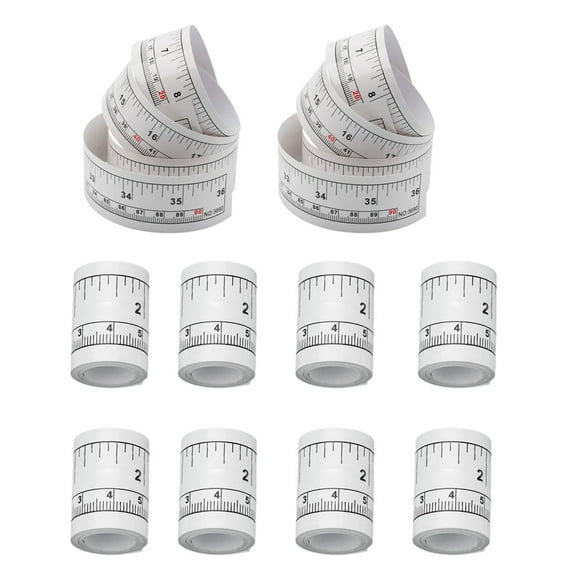 10Pcs Sewing Machine Table Measuring Ruler Tape Adhesive Sewing Measuring Tape