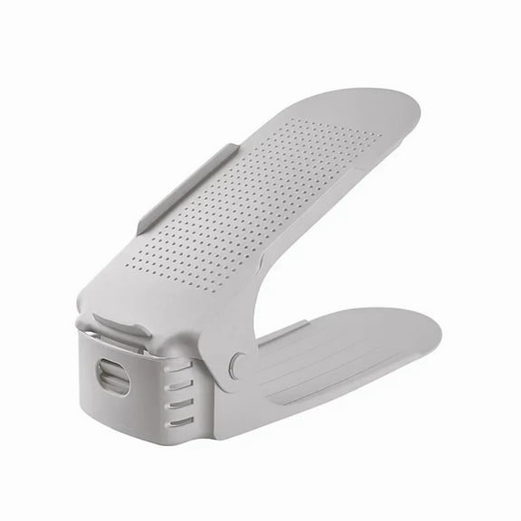 10Pcs Shoe Stacker Adjustable Shoe Slots Organizer Shoes Slots Space Saver Double Deck Rack Holder For Closet Organization