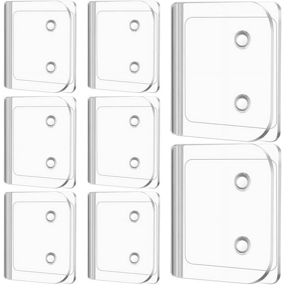 10Pcs Shower Curtain Clips Transparent Splash Guard Bracket Shower Liner Curtain Bonded Splash Clips Self Adhesive Wall Clips Windproof Rack DIY