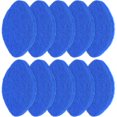thumbnail image 1 of 10Pcs Shower Scrubber Refill Pads Compatible with Tub & Tile Scrubber, Durable Blue Non-Scratch Replacement Pads for Bathroom & Toilet Wall Floor Cleaning, 1 of 12
