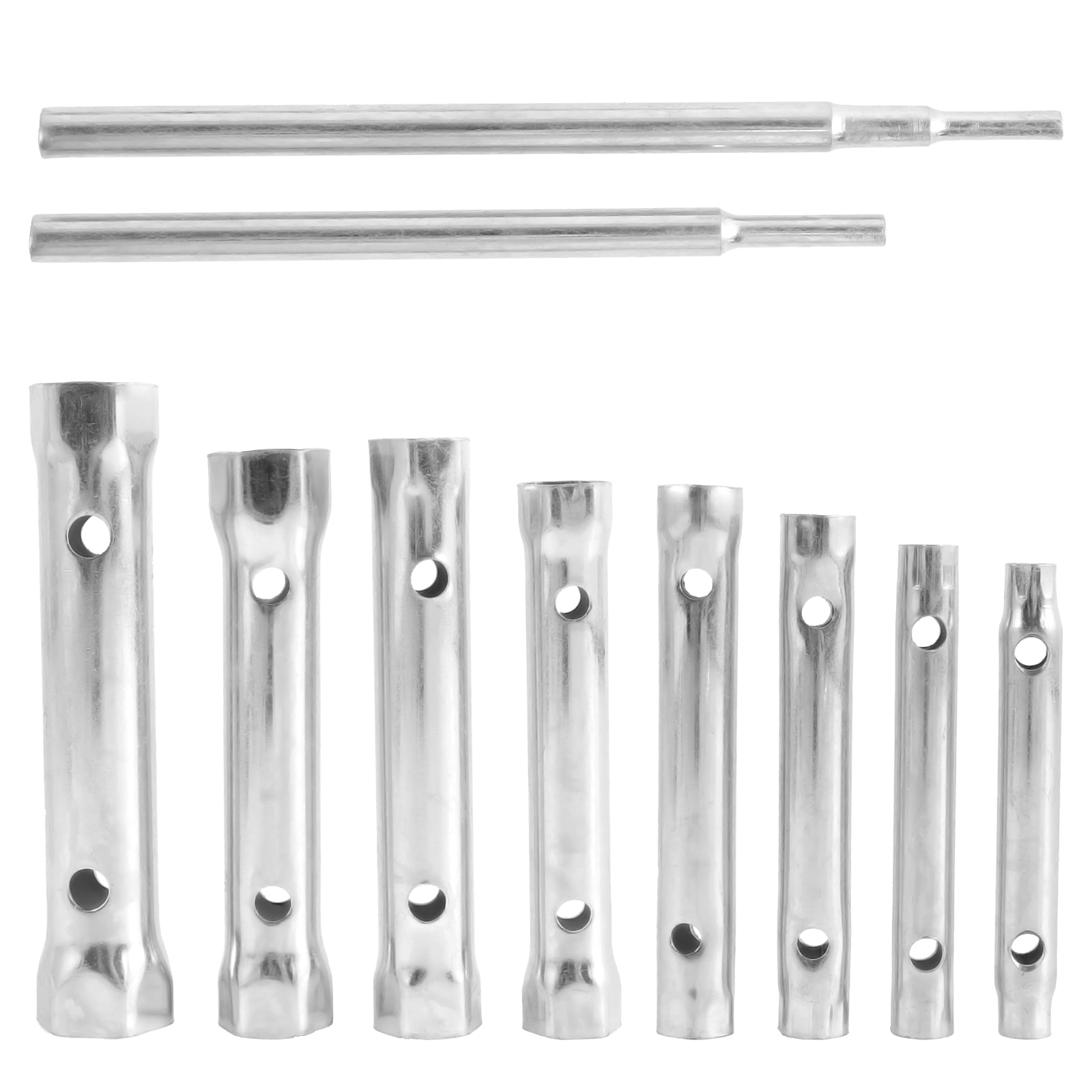 10Pcs Shower Valve Socket Wrench Set Carbon Steel Plumber Socket Wrench DoubleEnded Tubular