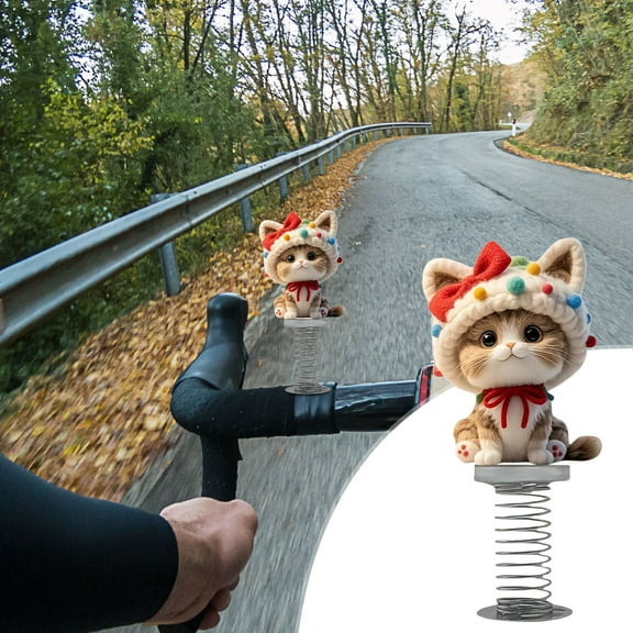 10Pcs Shy Kitty Bobblehead! Yrmaups Shy Kitty Bobblehead, Cute Acrylic Shaking Cat Decor Bobble Head, 2D Flat Dashboard Car Accessories for Office Desks and Bookshelves, Home Decor Gift