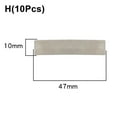 thumbnail image 1 of 10Pcs Silent Oil Free Air Compressor Pump Head Valve Plates Belt Piston Machine, 1 of 7