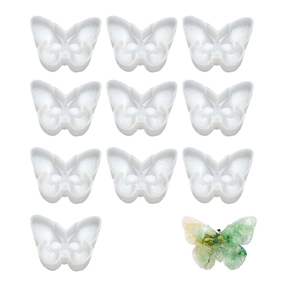 10Pcs Silicone Handicrafts Making Molds DIY Aromatherapy Castings Handmade Molds