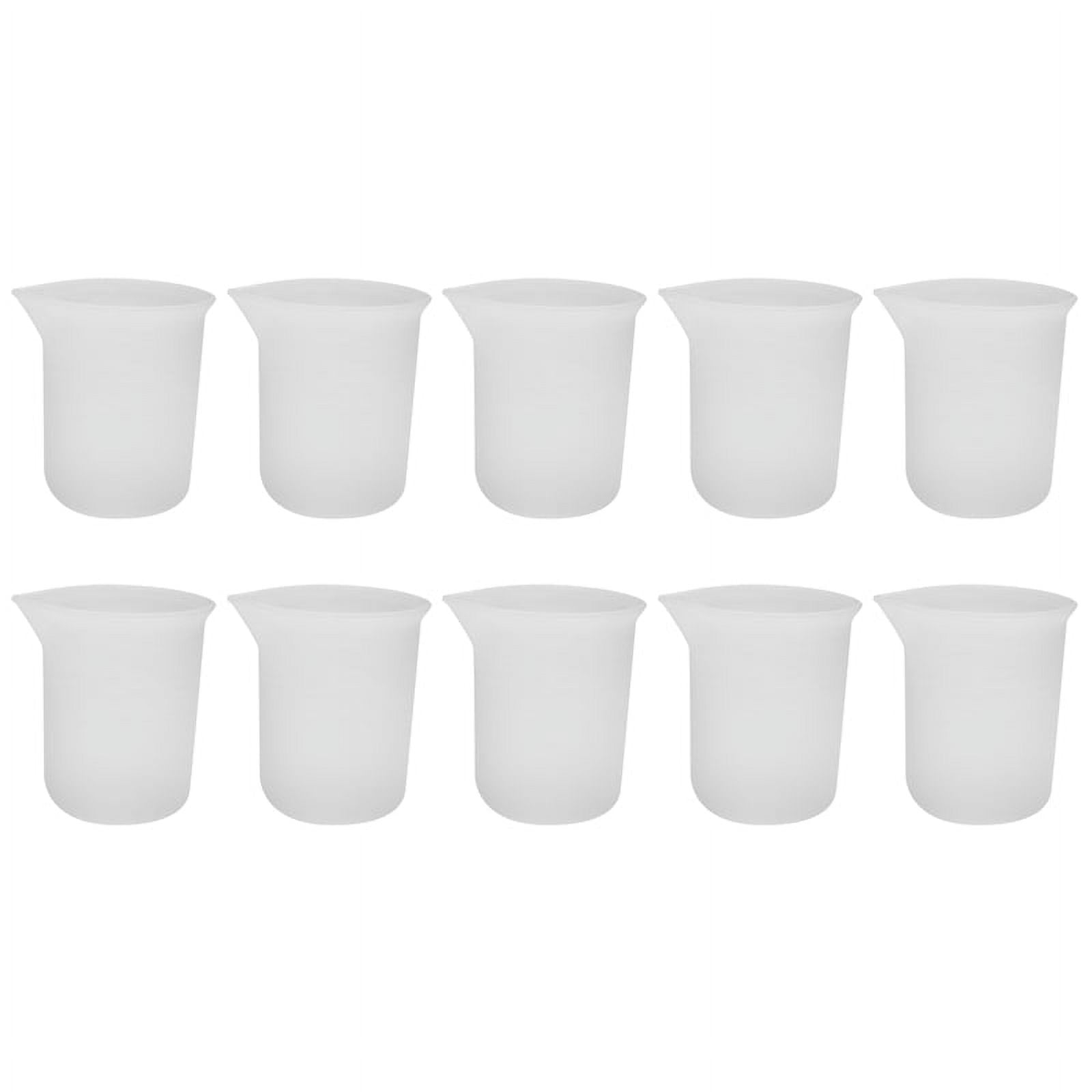 TCP Global 20 Ounce (600ml) Disposable Flexible Clear Graduated Plastic  Mixing Cups - Box of 25 Cups & 25 Mixing Sticks - Use for Paint, Resin,  Epoxy, Art, Kitchen - Measuring Ratios 2-1, 3-1, 4-1, ML 