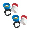 thumbnail image 1 of 10Pcs Silicone Tennis Racquet Grip Rings Racket NonSlip Racket for Badmintons Squash Baseball Bat Handle, 1 of 8