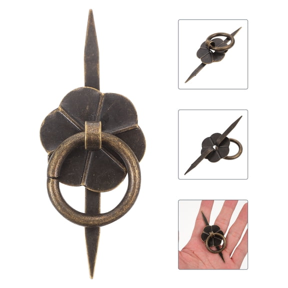 ETEREAUTY 10Pcs Dark Brown Solid Rust Proof Cabinet Drawer Knobs Pull Handles for Kitchen Cupboard Wardrobe