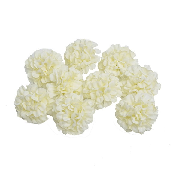 10Pcs Simulation Flower Heads Artificial Hydrangea DIY Accessories Home Decor