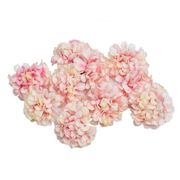 10Pcs Simulation Flower Heads Artificial Hydrangea DIY Accessories Home Decor