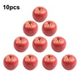 thumbnail image 1 of 10Pcs Simulation Fruit Plastic Fake Red Apples Artificial Green Apples Kitchen Home Party Decoration Photography Props (Red), 1 of 9