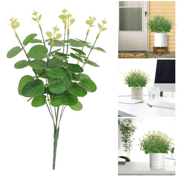 10Pcs Leaves DecorationPlastic Material, for Home and Garden, Lifelike, No Maintenance Needed
