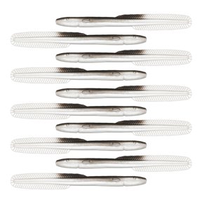 10Pcs Simulation Loach Soft Baits Bionic Swimming Lures Slow Sinking Lures Fishing Lures Bionic Loach Soft Fishing Baits