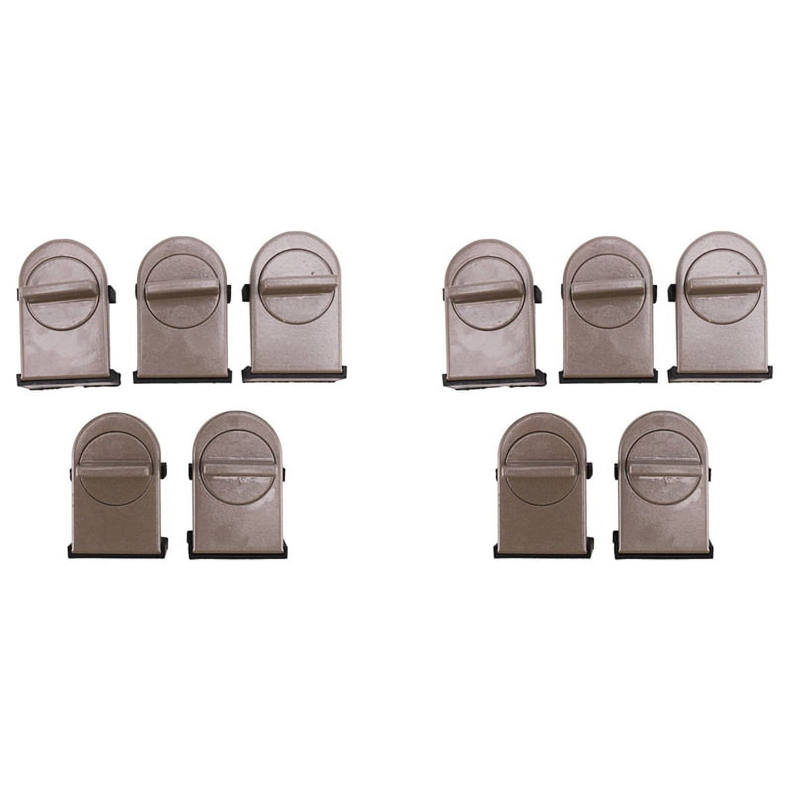 10Pcs Sliding Door AntiTheft Switch Lock Sliding Window Blocker Straps