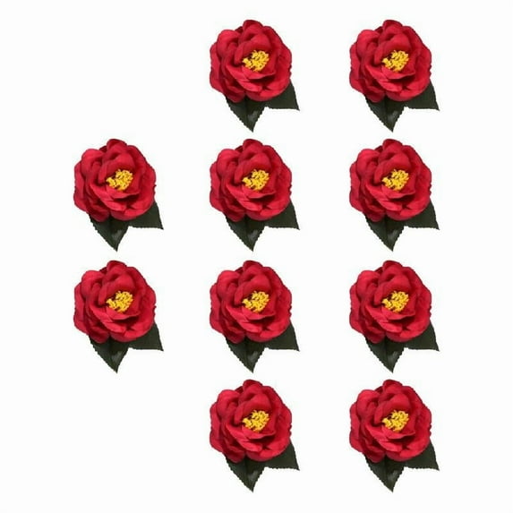 10Pcs Small Artificial Flower Head Flower Buds For Wedding Home Decoration