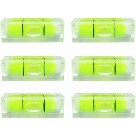 10Pcs Small Bubble Level 10x10x29mm Mini Square Spirit Level Picture Hanging Levels Mark Measuring Instruments Layout Tools