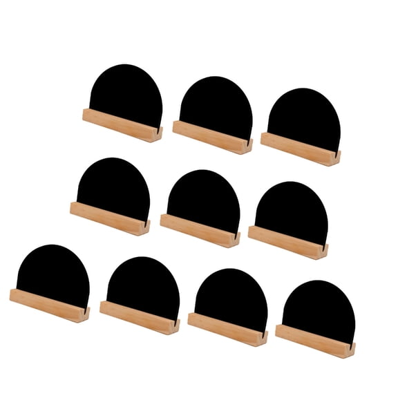 10Pcs Small Chalkboard Signs with Stand Small Wood Blackboards for for Wedding Message Board Place Cards Table Number