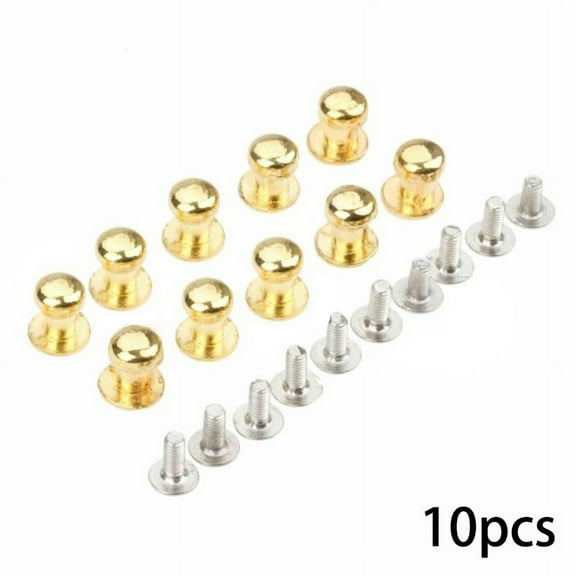 10Pcs Small Handles Pull Door Knobs For Box Cabinet Chests Case Drawer 7*10Mm Gold Smile Home