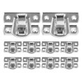 thumbnail image 1 of 10Pcs Silver Zinc Alloy Hasp Lock for Wooden Box Jewelry Box Gift Box with Durable Design 1.57x0.83, 1 of 6