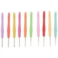 thumbnail image 1 of 10Pcs Small Size Lace Crochet Hooks (0.5-2.75mm), for Thread, 1 of 8