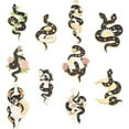 thumbnail image 1 of 10Pcs Snake Enamel Pin 11 Styles Alloy Animal Enamel Brooch Pins Snake Brooch Banquet Badge Pins, 1 of 7