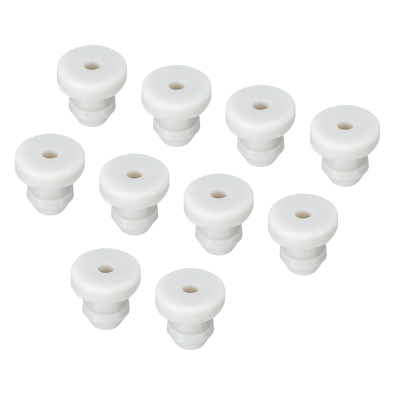 10Pcs Snap Rubber Grommet Hole Plug Mount Dia 4.5mm ID 2mm Seal Anti