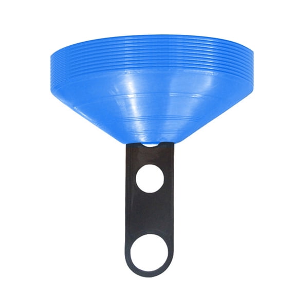 10Pcs Soccer Disc Cones Thick Disc Cones Agility Soccer Cones with Plastic Bracke