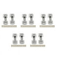 thumbnail image 1 of 10Pcs Soft Close Kitchen Cupboard Cabinet Wardrobe 90Degree Door Hinges & Screws, 1 of 8