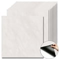 thumbnail image 1 of 10Pcs Soft Ivory Marble Vein Peel and Stick Floor Tiles,12x12 In 10 Sq.Ft,Self-Adhesive Waterproof Vinyl Flooring,Anti-Stain & Removable for Bathroom,Kitchen, 1 of 8