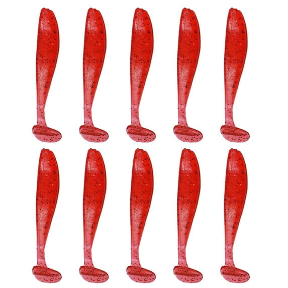 10Pcs Soft Lures Worm Baits Soft Lures Wobbler Small Fishes Tail Swimbaits Fishing Tackle Lures Fishing Baits