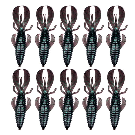 10Pcs Soft Plastic Lures Wacky Baits Soft Worms Wacky Worms Baits Wacky Worms Fishing Lures Fishing Wacky Lures