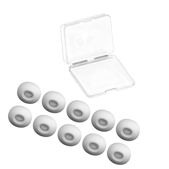 10Pcs Soft Silicone Earbud Covers for Pro3 Headphone, Storage Case Included