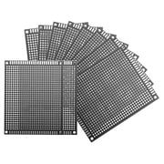 10Pcs Solderable Breadboard, 3.15"x2.36" Black Tinned Circuit Board