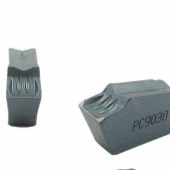 10Pcs Sp300 Pc9030 Zqmx3N Grooving Cut-Off Insert Carbide Inserts 3Mm Width Case