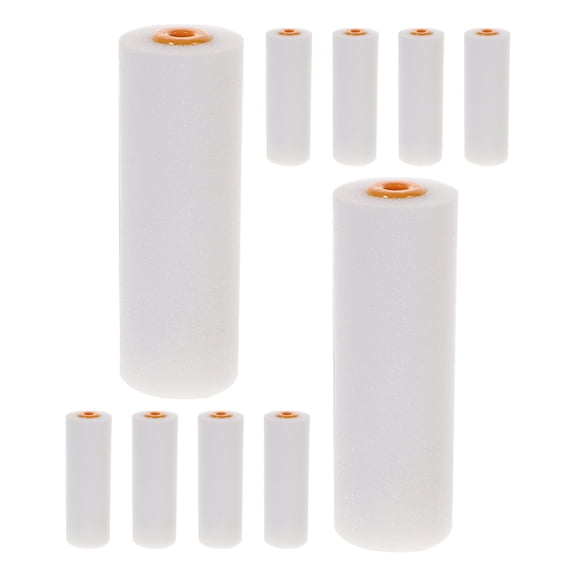 Milisten 10Pcs Replacement Paint Rollers Made from Sponge for Efficient Home Wall Painting
