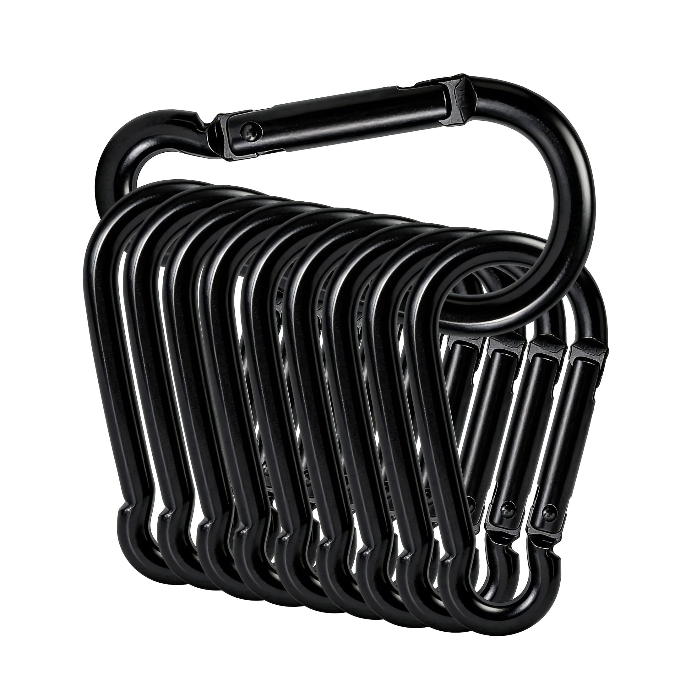 Bolt Snaps Double Ended Hook – Heavy Duty 3.5 Inch Zinc Alloy Trigger Snap, 10-Pack, Spring Clip Key Chain Pet Leash Fastener For Hammock, Garage, Feed Bucket, Horse Tack