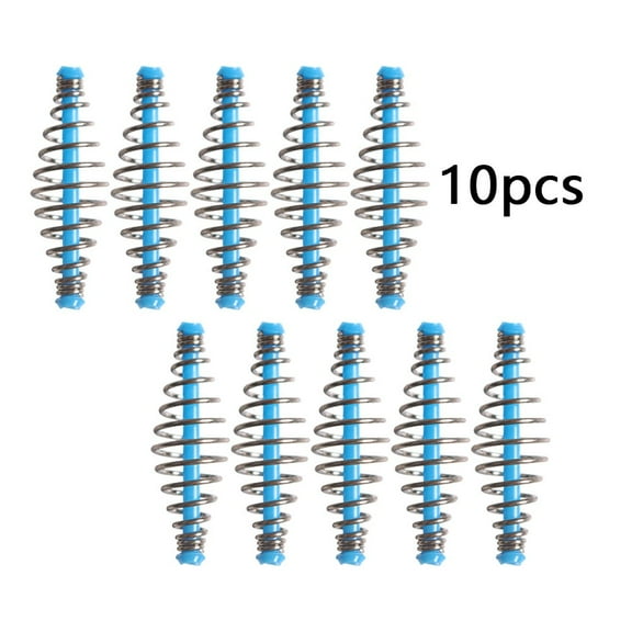 10Pcs Spring Bait Feeder Carp Fishing Inline Method Feeder Lure Trap Cage Tackle