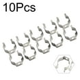 thumbnail image 1 of 10Pcs Spring Terry Clips Open Type Spring Steel Tool Clips Heavy Duty 25Mm Smile Home, 1 of 7