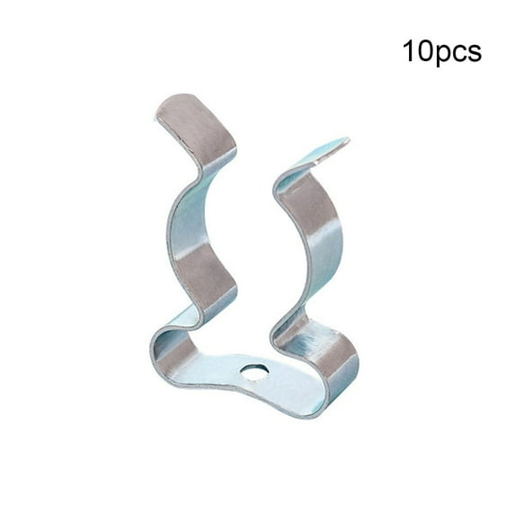 10Pcs X Tool Spring Terry Clips Snap Shed Closed Heavy Duty Wall Mount Clips