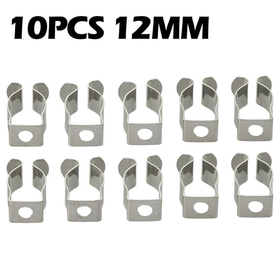 10Pcs Spring Terry Clips Open Type Spring Steel Tool Clips Heavy Duty