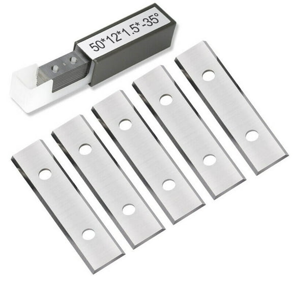 10Pcs Square 50X 12 X1.5Mm Carbide Inserts Cutter Blades Paint Scraper Blades