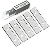 10Pcs Square 50X 12 X1.5mm Carbide Inserts Cutter Blades Paint Scraper Blades