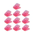thumbnail image 1 of 10Pcs Square Paper Clip Acrylic Paper Clamps File Organiser Clip for Craft Bag Document Receipt Photo Organization, 1 of 8