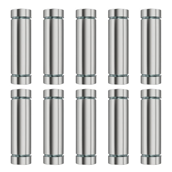 10Pcs Stainless Steel Advertising Standoffs Pin Nails Glass Fasteners Rustproof Advertising Board Screw Fixing Nails